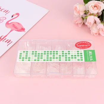 

1 Box Nail Stickers Manicure Tool Fake Nail False Nail Tips Artificial Fingernails Nail Supplies for Woman Lady Girls (Natural C
