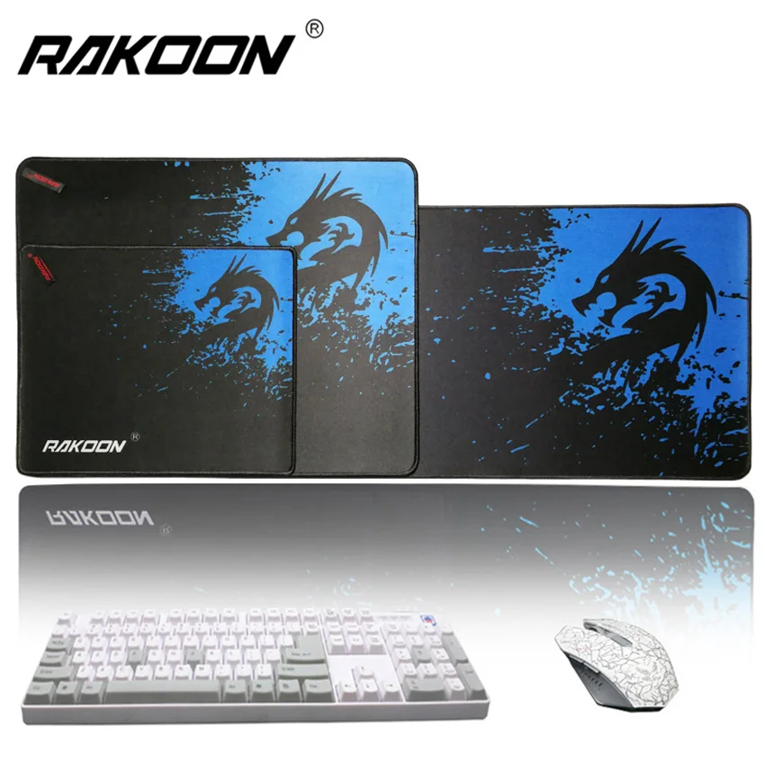 

Rakoon Large Gaming Mouse Pad for gamer Locking Edge Mousepad PC Laptop Computer Mouse Mat for CS GO League of legends Dota