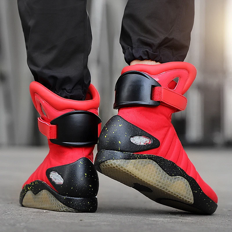 Led Boots for Men Women USB Rechargeable Glowing Shoes Man Winter Boots Party Shoes Cool Soldier UncleJerry