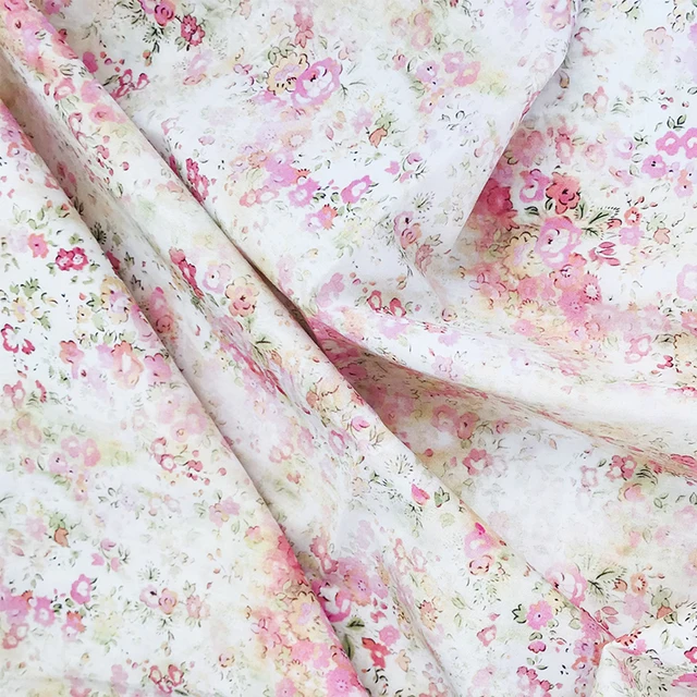 Firok Virágos 80 -As Évek Tissun Liberty Pamutszövet Gyerekeknek Baba Varró Ruhadarabok Szoknya Diy Kézzel Készített Poplin Patchwork Meter 2021 - Image 3