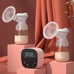 Tire lait électrique, pompe bilatérale, biberon, fournitures postnatales, extracteur de lait, tire lait, alimentation USB 