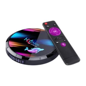 

H96 MAX X3 Smart TV Box Android 9.0 4GB 32GB Amlogic S905X3 2.4G/5G WIFI BT4.0 1000M 8K Google Media Play(US Plug)