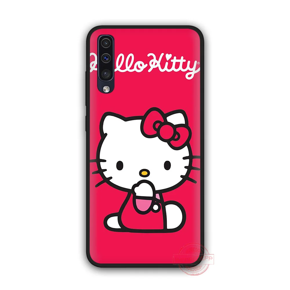 WEBBEDEPP Hello kitty Мягкий чехол для телефона для samsung A10S A6 7 8 9 A10 20 A40 A50 A60 A70S M10 M20 30