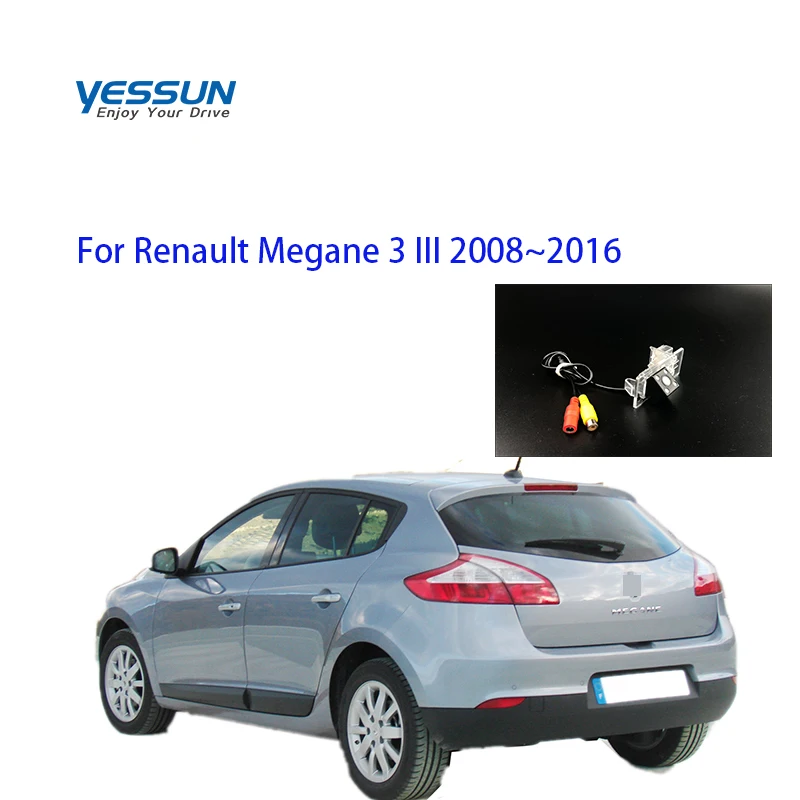 Yessun Car Rear View Camera For Renault Megane III 3 2008~2016 Reverse backup camera Clio 4 IV license plate cam | Автомобили и