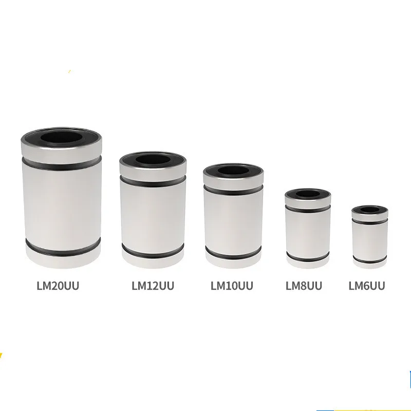 

5pc High Precision cnc Steel ball Linear Bearings metal rail slide shaft rod motion part Printer engraving machine accessories