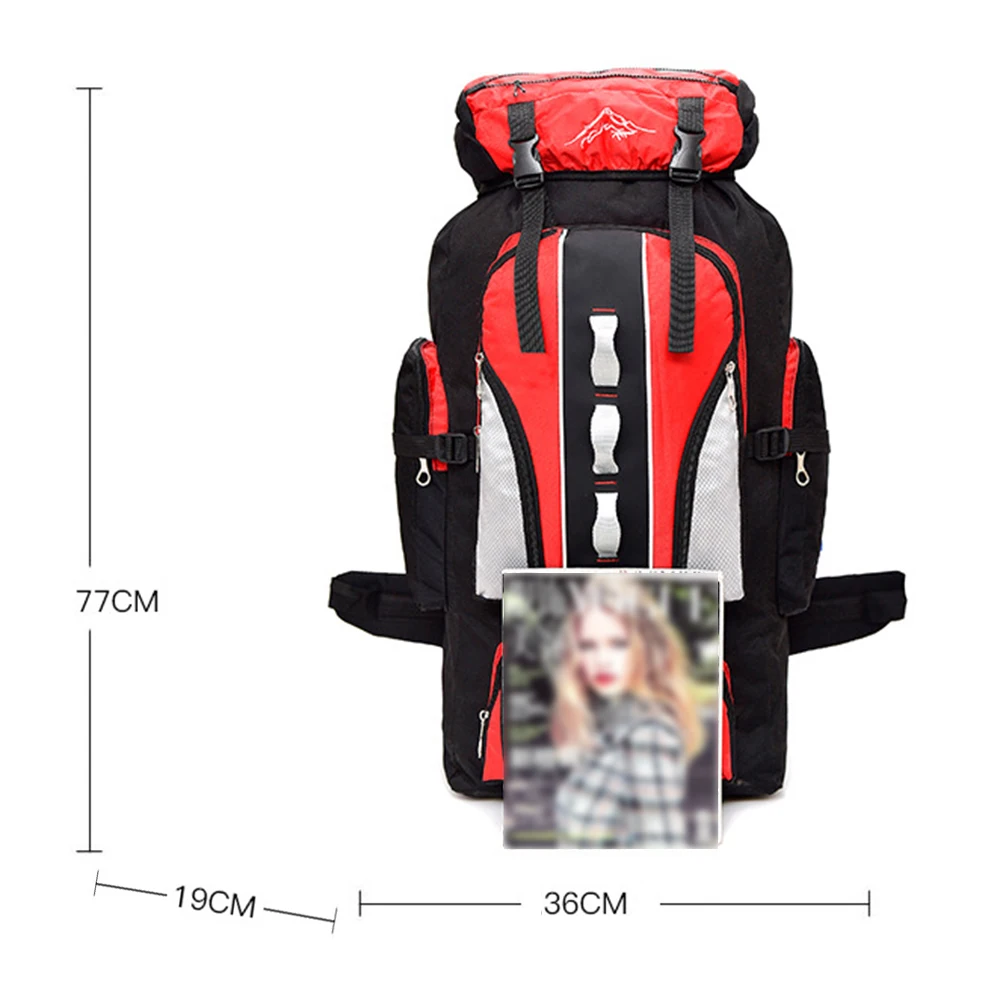 Открытый 100л Водонепроницаемый Открытый альпинистский рюкзак большая вместительность, стиль унисекс Softback кемпинг сумки Альпинизм Туризм тактическая сумка