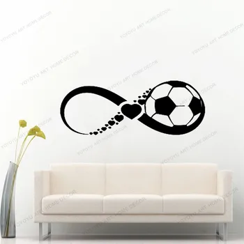 

Wall Decal Sticker Bedroom Soccer Player Ball Kids Boys Girls Teenager Soccer Player Ball Kids Boys Girls yw-251