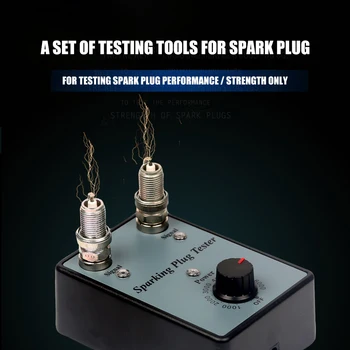 

Double Hole Analyzer with Wide Scope of Application Simplicity for 12V Gasoline Vehicles Petrol Auto Car Spark Plug Tester