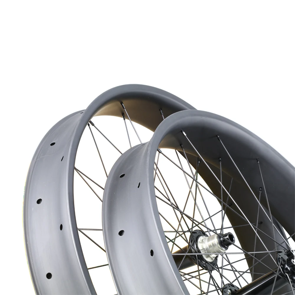 ICANBIKES горячая Распродажа carbon fat bike wheels 26er Clincher Carbon Wheelset 90 мм бескамерный 32/32H костюм