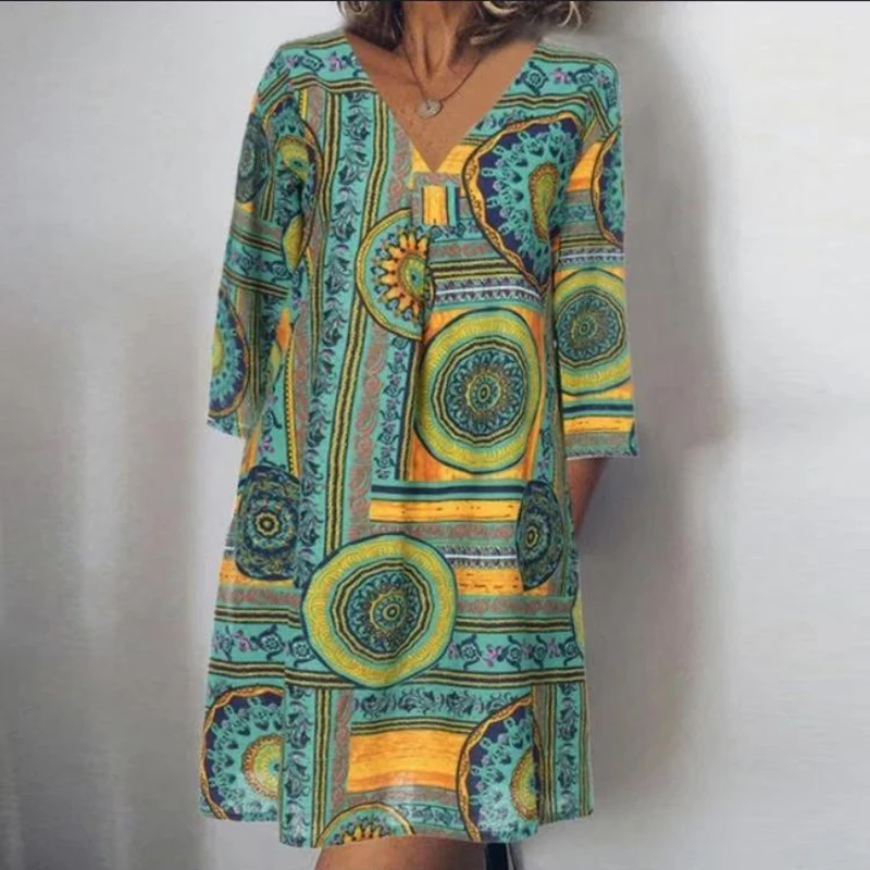 Повседневное женское платье большого размера весна лето 2020 в европейском и
