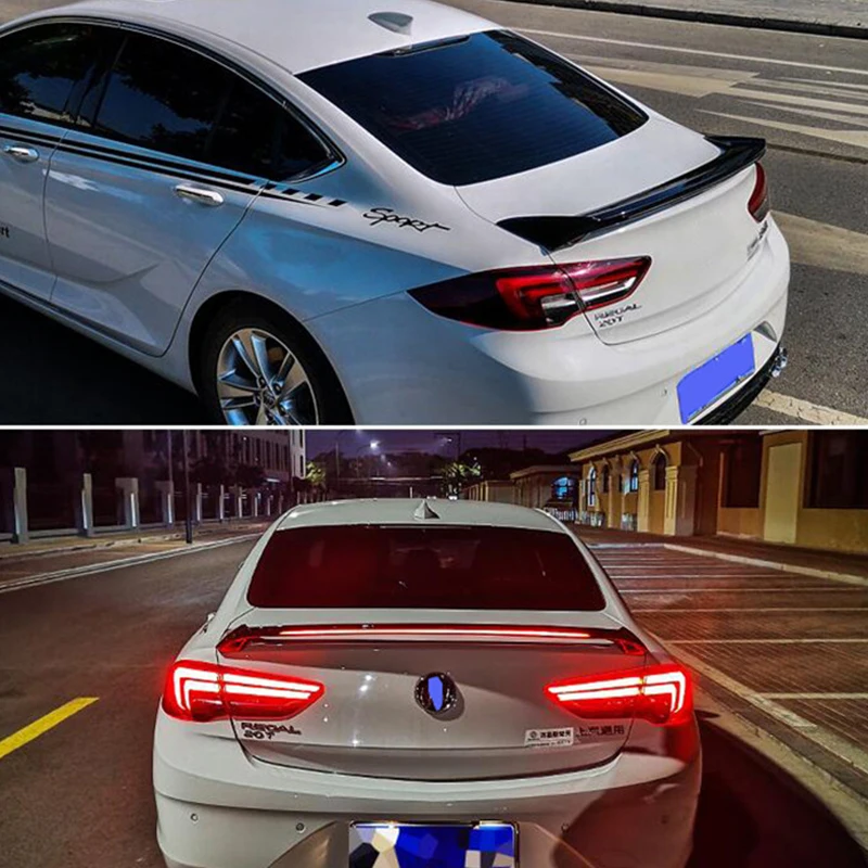 CEYUSOT для Buick Regal Opel Insignia спойлер ABS длинный фонарь крыло хвост Opel Insignia Автомобильный багажник задний спойлер