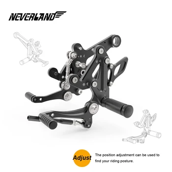 

Motorcycle Footrests Pedal Foot Pegs Rider Rear Set CNC Aluminum For DUCATI DIAVEL 2011 - 2016 D40