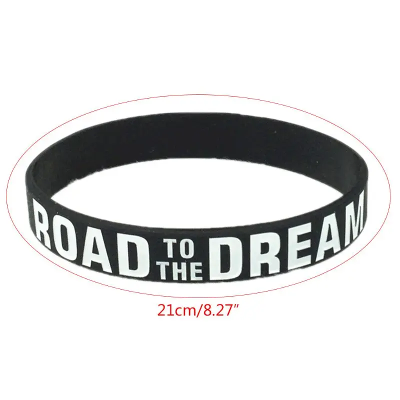 Silicone Wristband Motivational Bracelet Inspirational