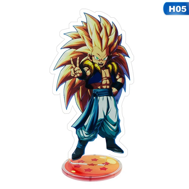 Dragon Ball Z акриловая основа фигурки 60 мм модель игрушки Dragon Ball Супер аниме фигурка дисплей акриловая подставка