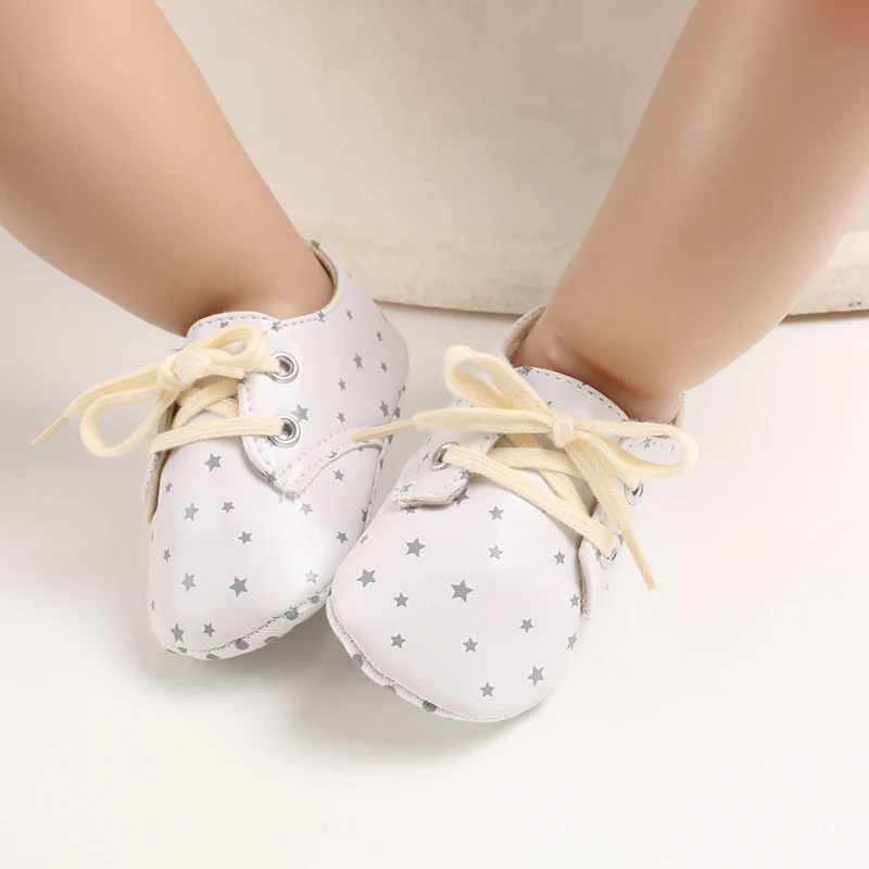 Детская обувь для младенцев; кроссовки с хлопковой подошвой и принтом звезды для мальчиков и девочек; нескользящая обувь для новорожденных; обувь для первых шагов; повседневная спортивная обувь для малышей