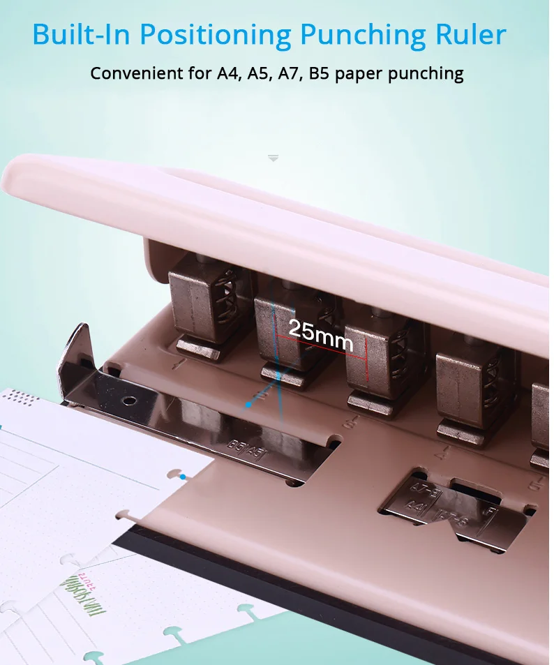 T дырокол для грибов DIY рассыпчатый лист A4 A5 B5 бумажный Резак Регулируемый 12 дыропробиватель школьная офисная прищепка канцелярские принадлежности
