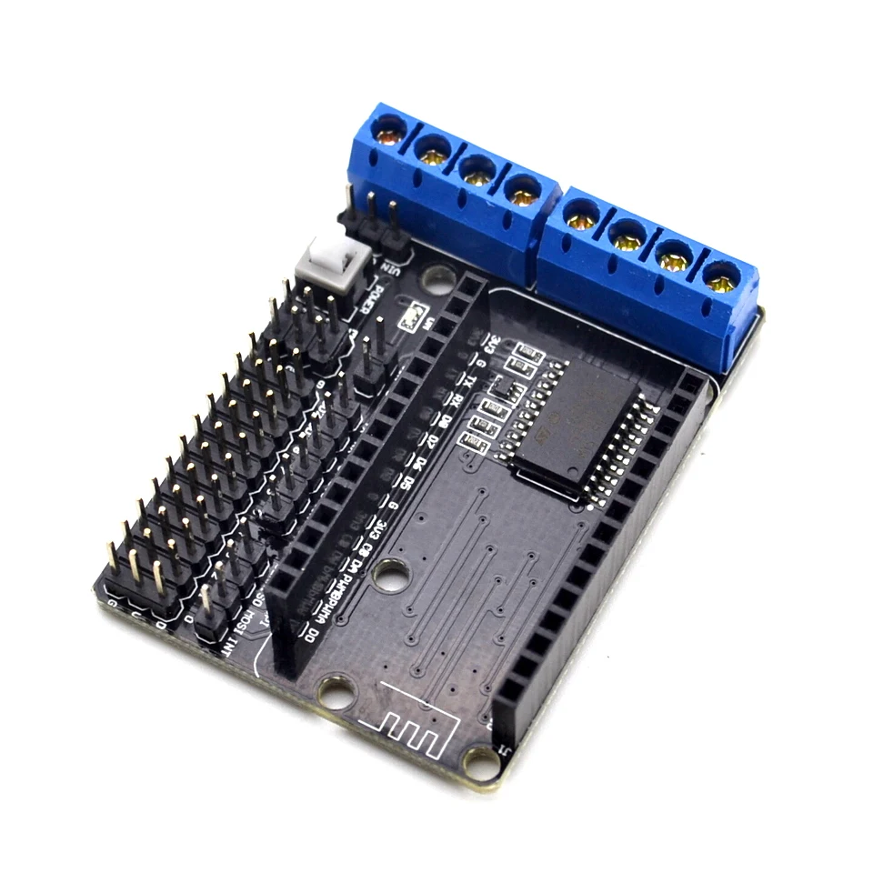 L293D щит для платы двигателя беспроводной Wifi Esp8266 Esp-12E подходит для Node MCU Development Kit NodeMCU Rc игрушка пульт дистанционного управления IoT Smart Car - Цвет: Белый