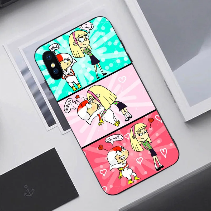 Для iphone 11 pro 7 6s 8 6 plus Мягкий ТПУ чехол для телефона X XR XS MAX 5 5S SE 10 shell милый мультфильм Kick Buttowski Забавный дизайн чехол