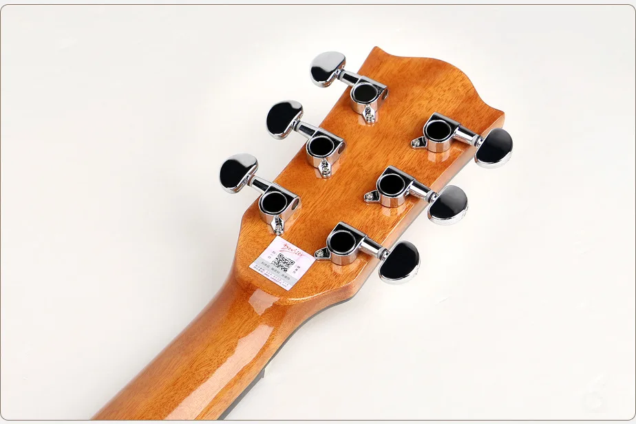 Гитара акустическая электрическая вся Sapele стальная струна 40 дюймов A-Body Guitarra 6 струн поп-фолк Cutaway установка звукоснимателя высокий глянец