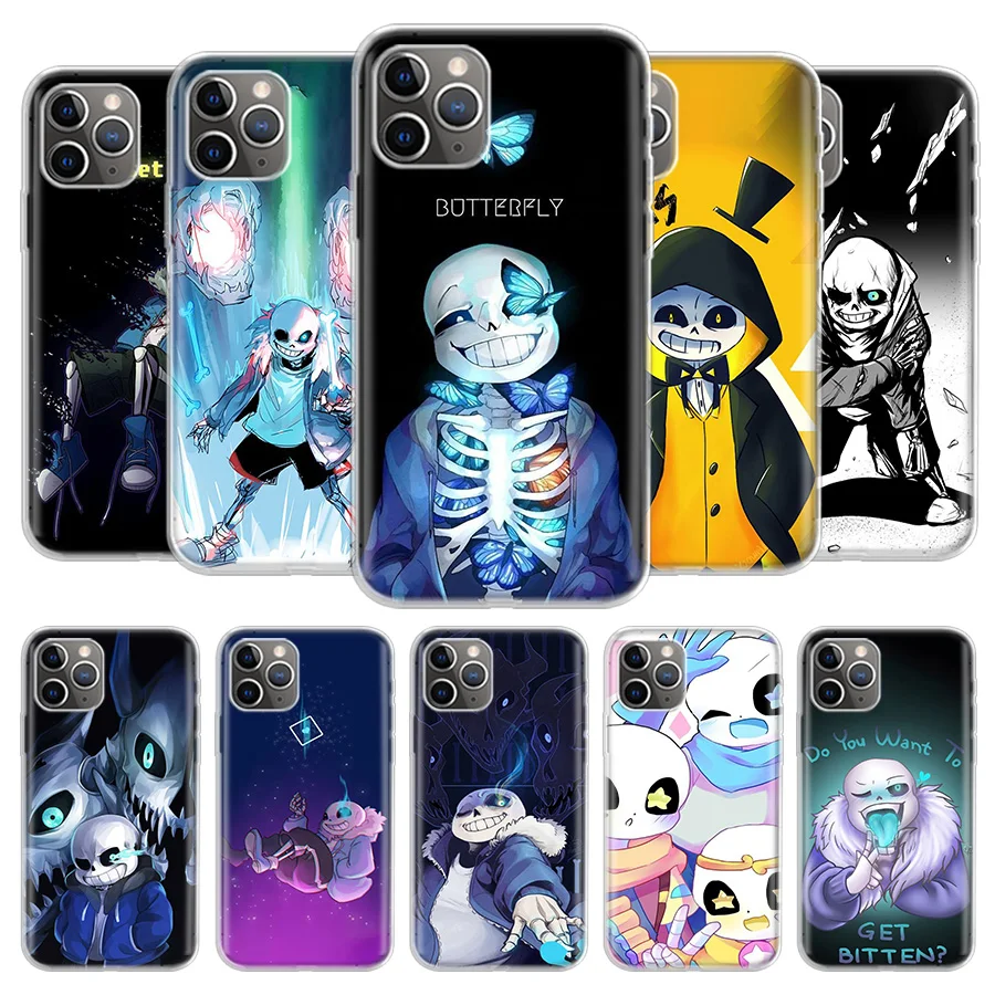undertale sans doggo Phone Case For iPhone 13 12 11 Pro 7 6 X 8 6S Plus XS MAX + XR Mini SE 5S 7G Cover Coque Shell Capa | Мобильные