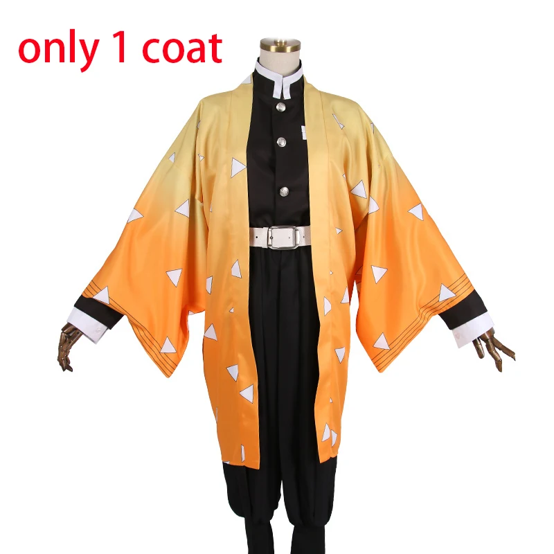 Coat B Аниме «Demon Slayer»; костюм для косплея; Kimetsu no Yaiba Kamado Tanjirou Agatsuma Zenitsu Tomioka Giyuu; пальто; плащ - Цвет: Coat B