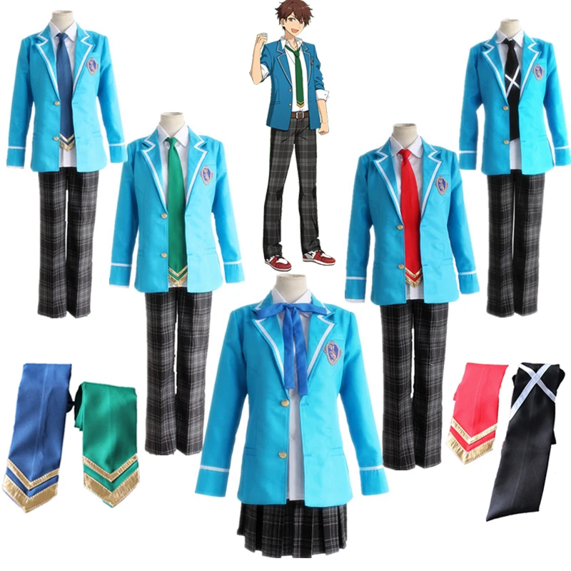 Лидер продаж комплект звезд рыцари Tsukinaga Leo Trickstar Hokuto Hidaka Narukami Arashi Aoi Yuta Akehoshi Subaru