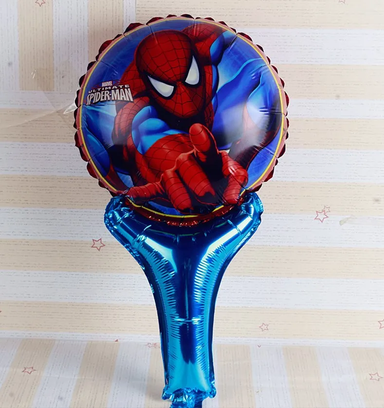 3pcs Hand balloons Супергерой паук человек вечерние чаша-контейнер емкость для трубочек салфетки коробка конфет баннер детский день рождения, детский душ вечерние Декор поставки - Цвет: 3pcs Hand balloons