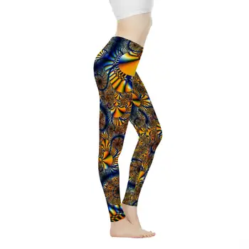 

2020 Causal Legins Women Color Kaleidoscope Pattern Gym Sports Pants For Running Jogging Ladies Plus Size Spodnie Damskie Mujer