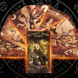 Juego de mesa de Tarot con diseño creativo de animales, baraja de cartas de oráculo interactiva de escritorio, versión completa en inglés, regalo, nuevo de 2022