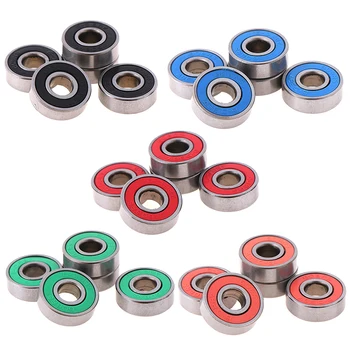 

5x ABEC-9 608 2RS Inline Roller Skate Wheel Bearing Anti-rust Skateboard Wheel Bearing Red Sealed 8x22x7mm shaft