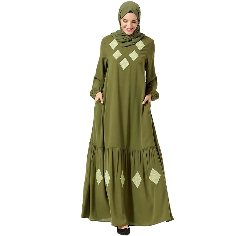 Пакистанский кафтан арабский абайя Дубай хиджаб kleid мусульманское платье для женщин Катара турецкая исламская одежда халат Longue Femme Moslem платье
