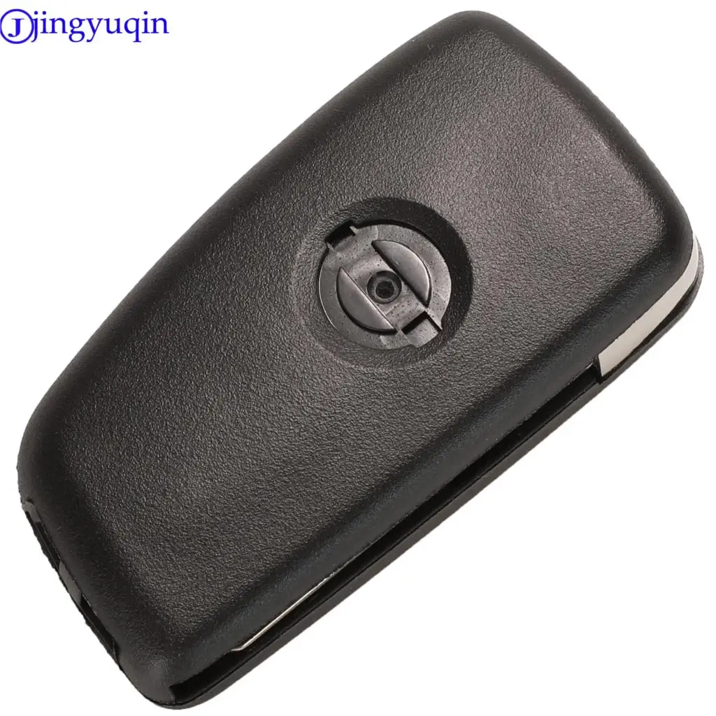 Jingyuqin 3 4 кнопки дистанционного флип-ключа оболочки для Nissan X-trail Qashqai Altima Maxima Genesis Sentra Versa NSN14 Blade 433/315 МГц