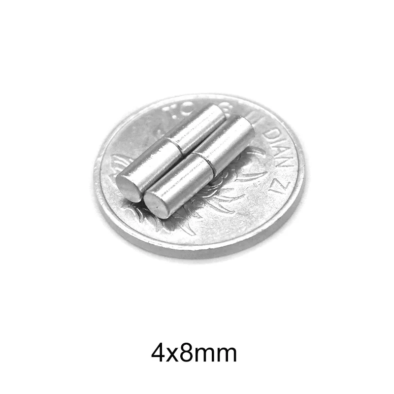 

20/50/100/200/300/500PCS 4x8 Mini Small Round Neodymium Magnets N35 4x8mm Permanent NdFeB Strong Powerful Magnets Disc 4*8 mm