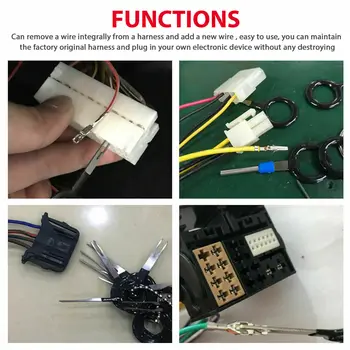 

78x Wire Terminal Removal Tools Electrical Extractor Accessoires Parts