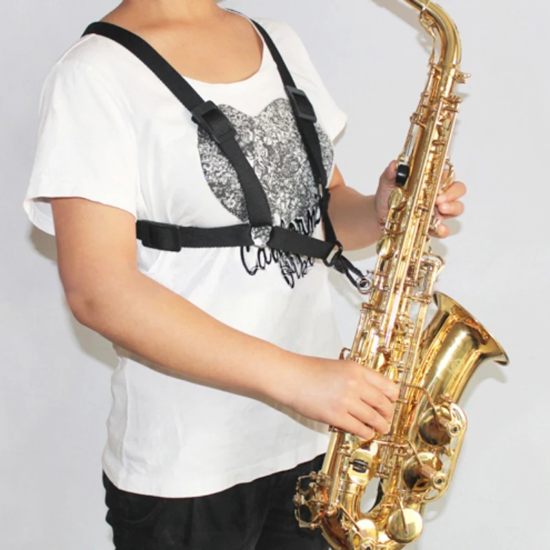 Регулируемый универсальный саксофон Sax Жгут плечевой ремень для альт/тенор/сопрано саксофон запчасти аксессуары черный