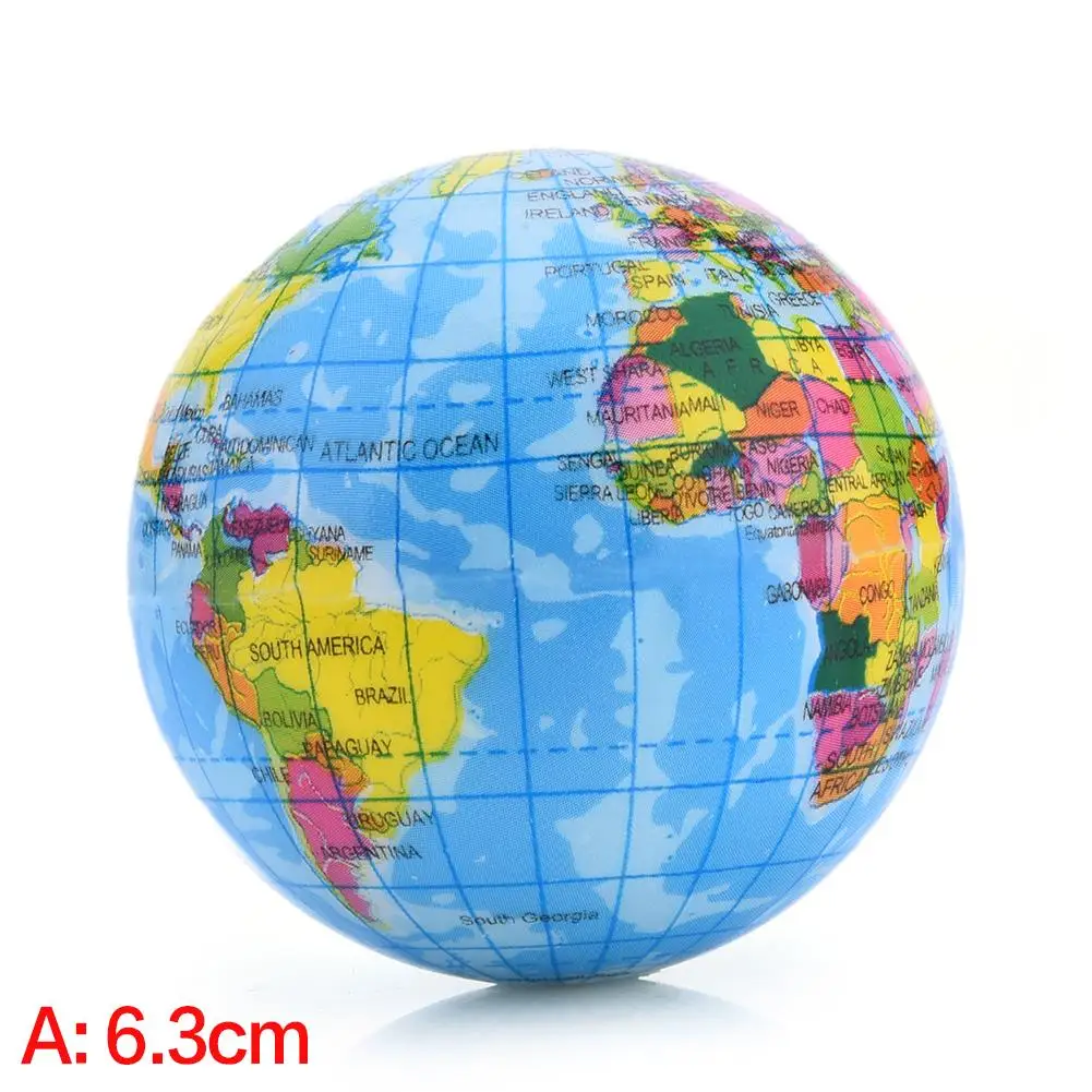 PU Foam Pressure Ball 6-10 Cm Globe Vent Buffer Rise Rebound Children Adult Toy Decompression Sponge Ball Puzzle Outdoor Toys 9