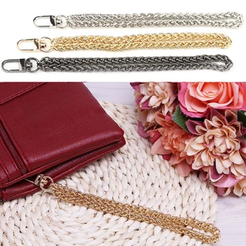 

fashion Women bag chain Replacement Wrist Handle Metal bag Strap Chain Clutch Wristlet Purse Coin Key New Long bag accessories