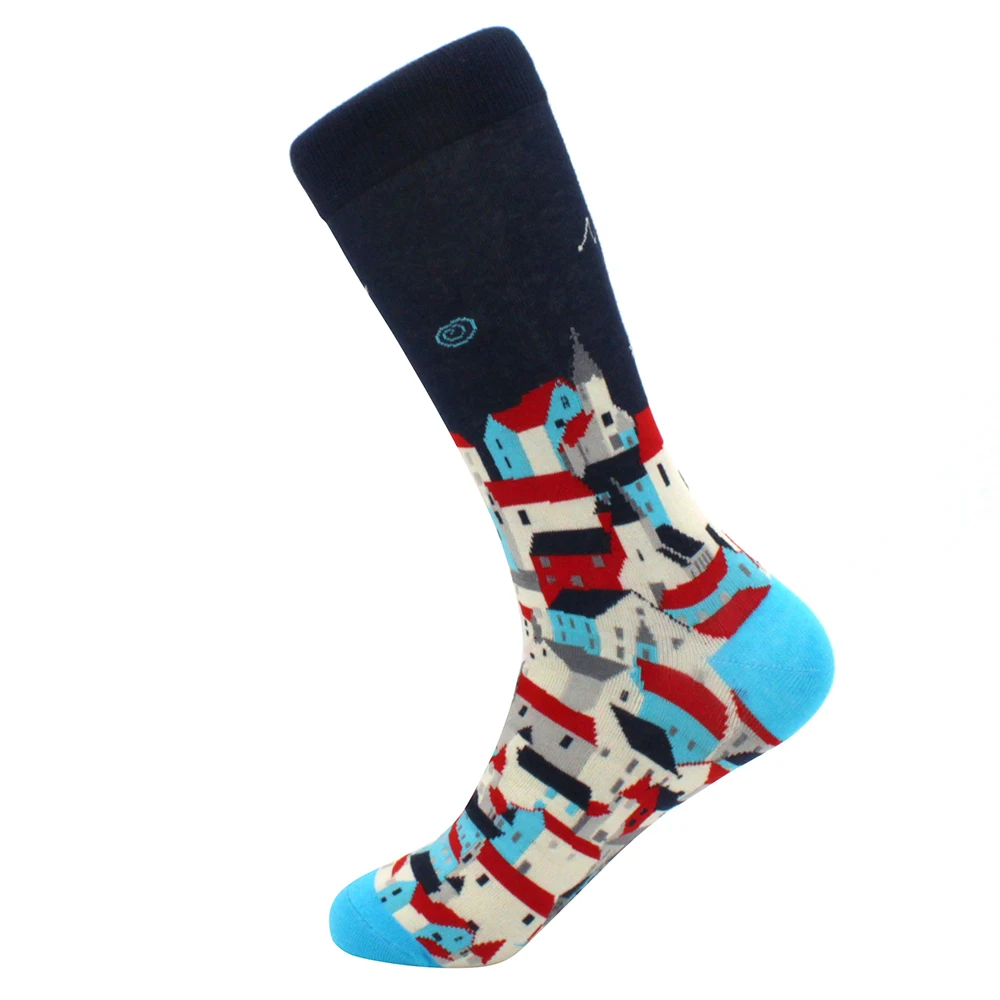 Trendy Cartoon Cotton Socks - Unique & Playful Designs