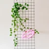 90cm Artificial Vine Plants Hanging Ivy Green Leaves Garland Radish Seaweed Grape Fake Flowers Home Garden Wall Party Decoration 5