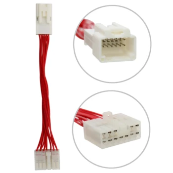 

AUX Cable 6+6 pin change to 5+7 pin Connector Converter for Toyota AUX Adapter