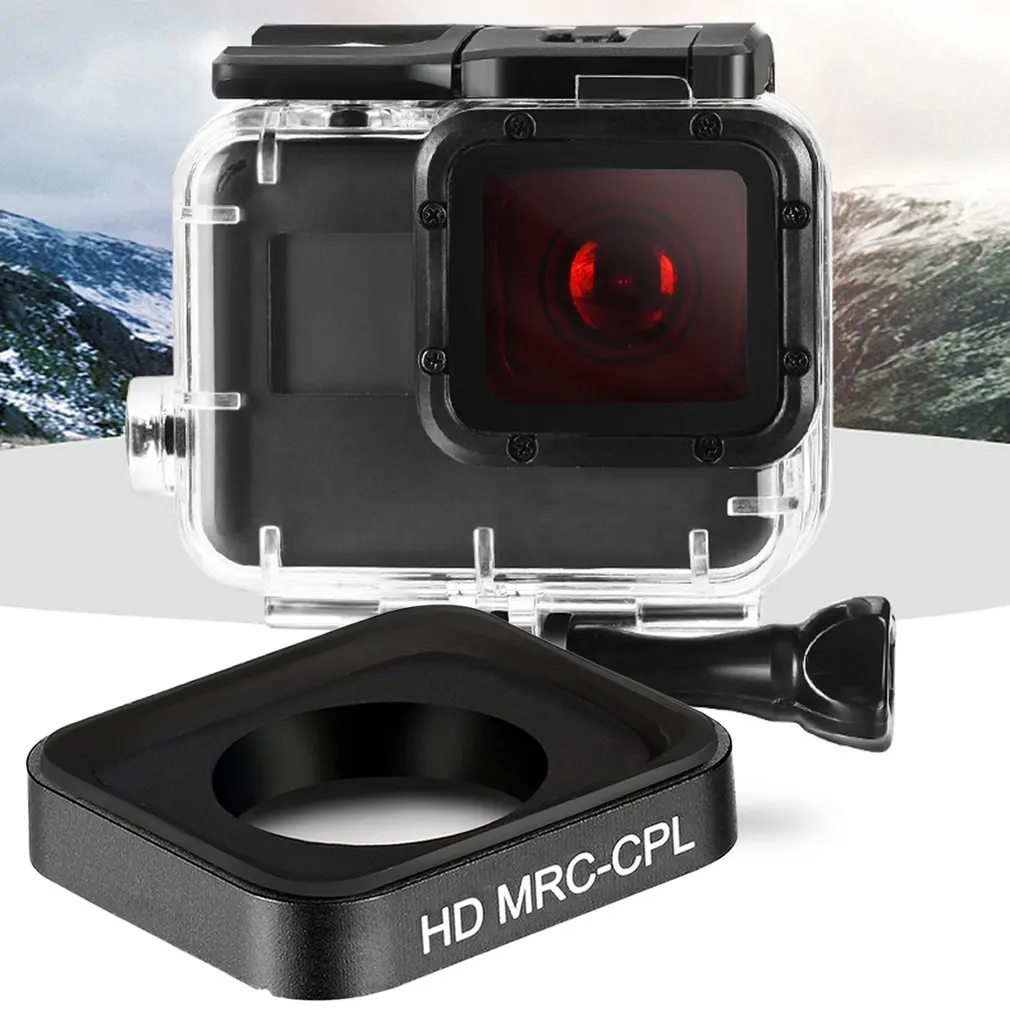 Camera Filters Durable Filter HD MRC CPL Snap On Filters Suitable For GoPro Hero 5/6/7 Camera Outdoor Accessories