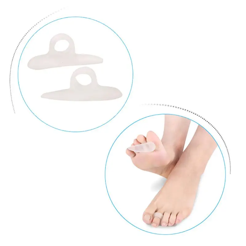 2 Pcs Hammer Toe Treatment Tools Soft Gel Splints Feet Toes Correctors Separator 2 Pcs Hammer Toe Treatment Tools Soft Gel Splints Feet Toes Correctors Separator