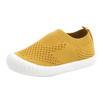 

Baby Boy Girl Shoes Kids Casual Sneakers Candy Color Cut-outs Cotton Fabric Breathable Soft Children Boys Girls Shoes