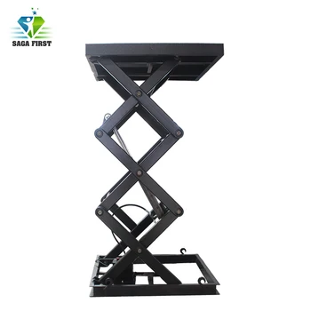 Buy 1ton 2.5ton 3ton Hydraulic Electric Cargo Scissor Pallet Lift Platform