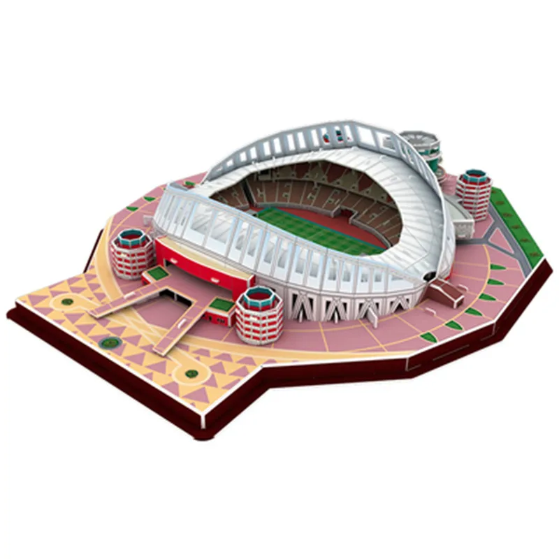 Новая бумага футбольный стадион 2020 мексиканская испанская игровая площадка 3D