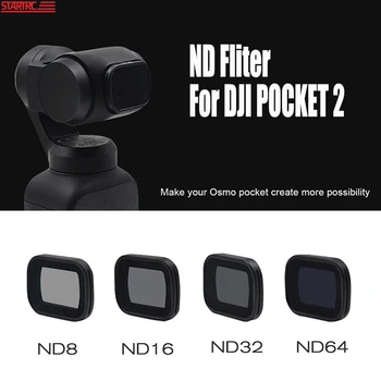 

STARTRC OSMO Pocket 2 Filter ND 8 16 32 64 Neutral Density Filter Kit For DJI Pocket 2 Optical Glass Lens Accessories
