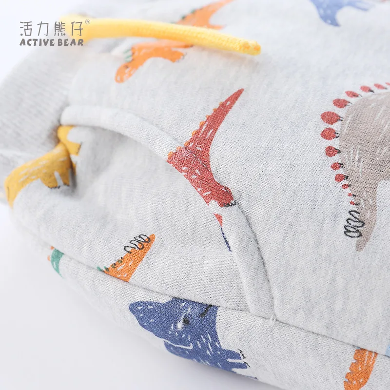 Зимняя одежда для малышей; теплые брюки из чистого хлопка и маленького бархата; повседневные хлопковые брюки с завязками на талии для малышей