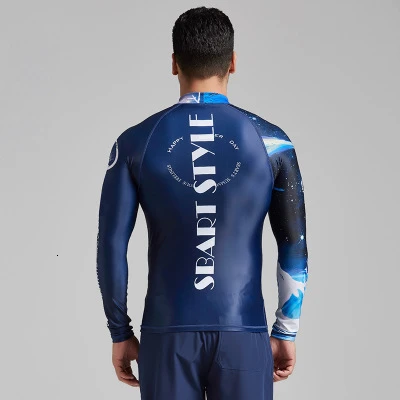 Rashguard мужской купальник с длинным рукавом Windsurf лайкра трико для серфинга УФ рубашка для плавания быстросохнущая паруса одежда для дайвинга футболки