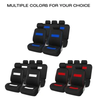 

9PCS/Set Universal Car Seat Covers Interior Accessories Seat Protectors Compatible Seat Covers