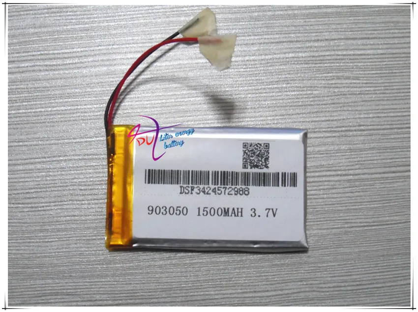 

Liter energy battery 903050 3.7V 1500MAH lithium polymer battery 903048 MP4 electronic products Bluetooth stereo
